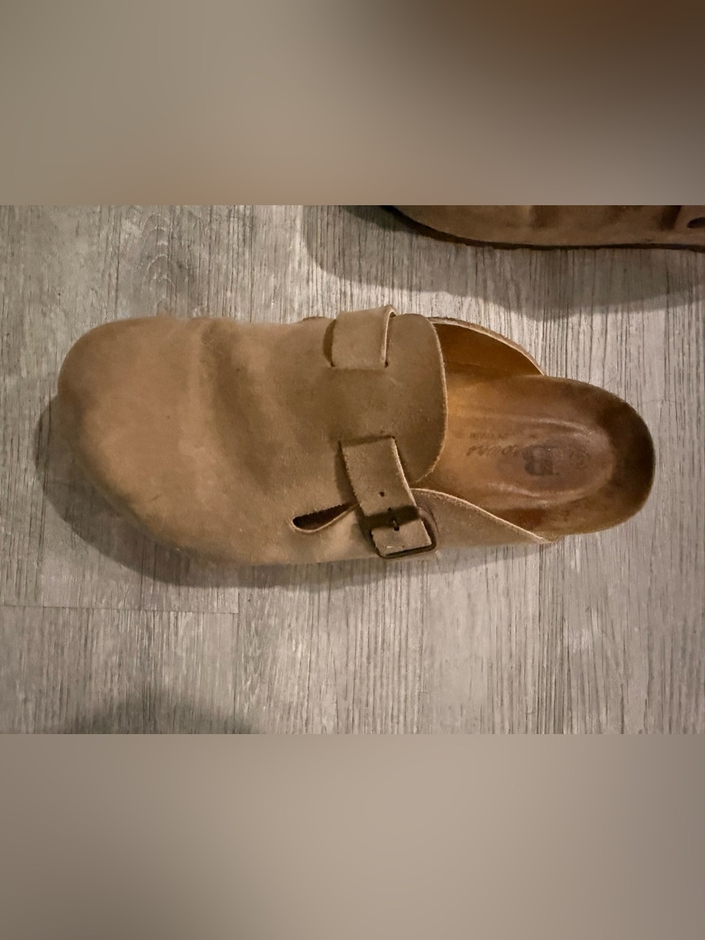 Women Size 9 Browns Boston Soft Footbed Suede Clogs - Gently Used - Picture 5 of 7